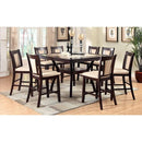 Furniture of America Square Brent Counter Height Dining Table CM3984PT IMAGE 1