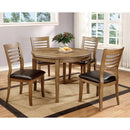 Furniture of America Round Dwight Dining Table CM3988NT-RT-48 IMAGE 1