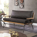 Furniture of America Santiago Stationary Loveseat CM6077GY-LV IMAGE 1
