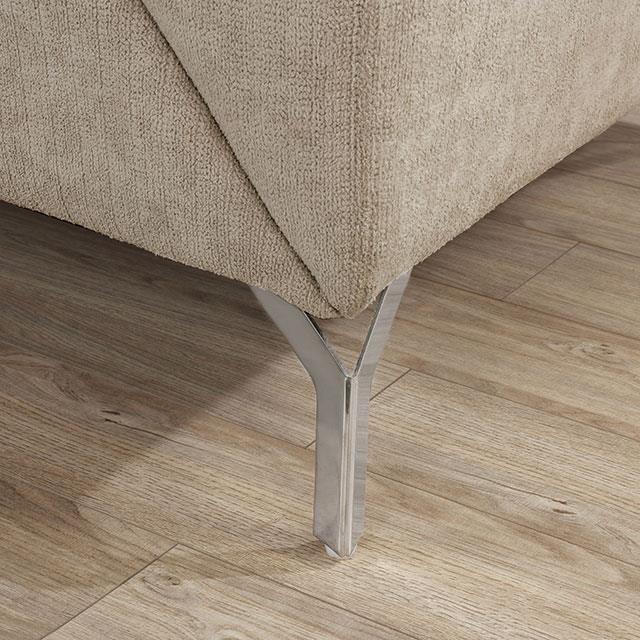 Furniture of America Lauritz Stationary Loveseat CM6088LG-LV IMAGE 4