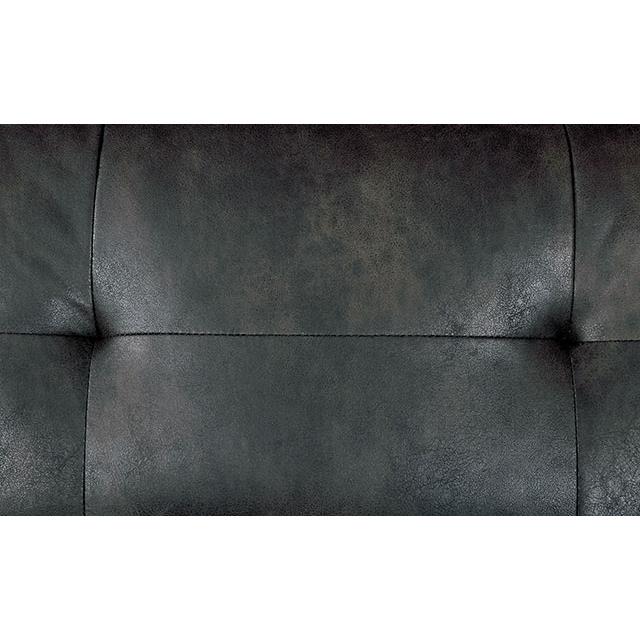 Furniture of America Brooklane Power Reclining Leather Look Sectional CM6218GY-SECT IMAGE 4