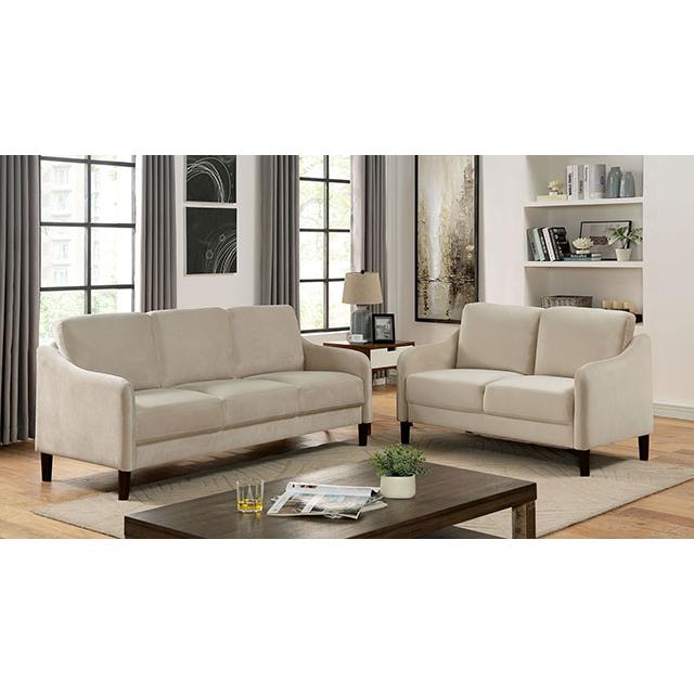 Furniture of America Kassel Stationary Fabric Sofa CM6496BG-SF IMAGE 2