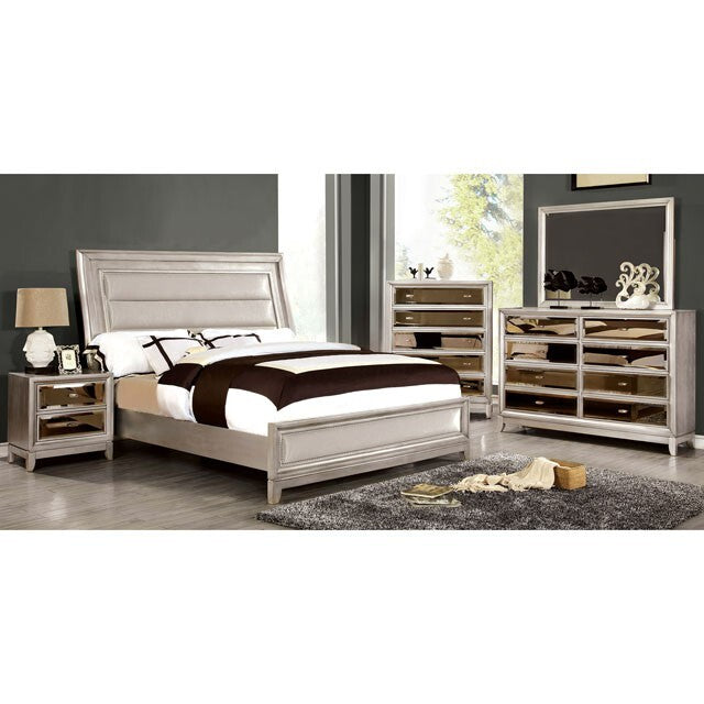 Furniture of America Golva King Bed CM7295SV-P-EK-BED IMAGE 1