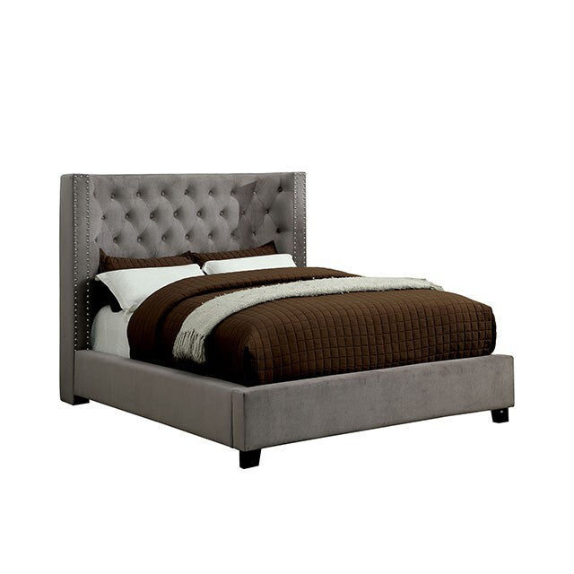 Furniture of America Cayla King Bed CM7779GY-EK-BED-VN IMAGE 7
