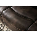 Furniture of America Barclay Power Reclining Leather Look Loveseat CM9906-LV-PK IMAGE 3