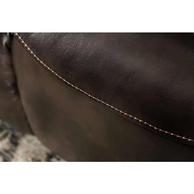 Furniture of America Barclay Power Reclining Leather Look Loveseat CM9906-LV-PK IMAGE 4