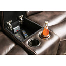 Furniture of America Barclay Power Reclining Leather Look Loveseat CM9906-LV-PK IMAGE 5