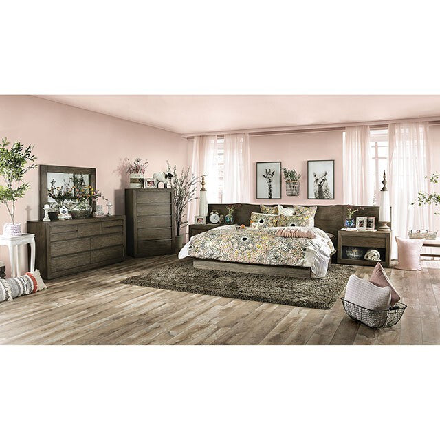 Furniture of America Bridgewater Queen Bed FOA7490Q-BED+PL IMAGE 2