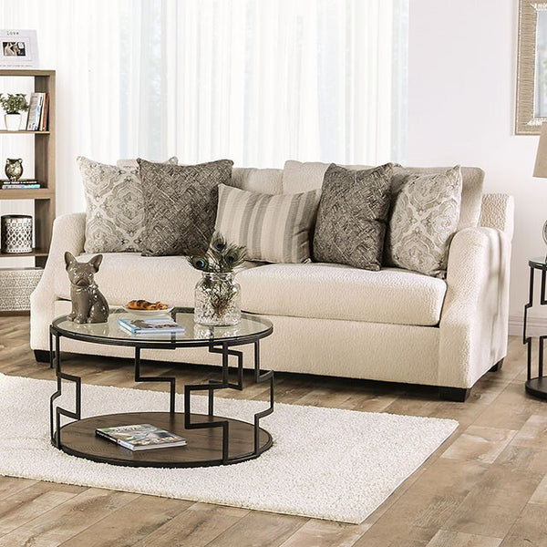 Furniture of America Laila Stationary Fabric Sofa SM3083-SF IMAGE 1