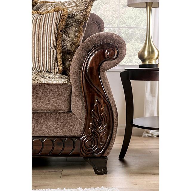 Furniture of America Joselyn Stationary Fabric Sofa SM6213-SF IMAGE 7