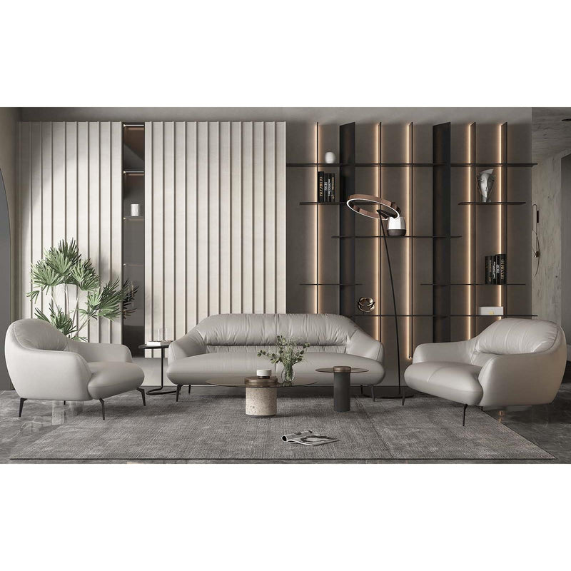 Acme Furniture Leonia Stationary Leather Chair LV00942 IMAGE 1