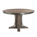 Acme Furniture Round Raphaela Dining Table with Pedestal Base DN00984 IMAGE 1