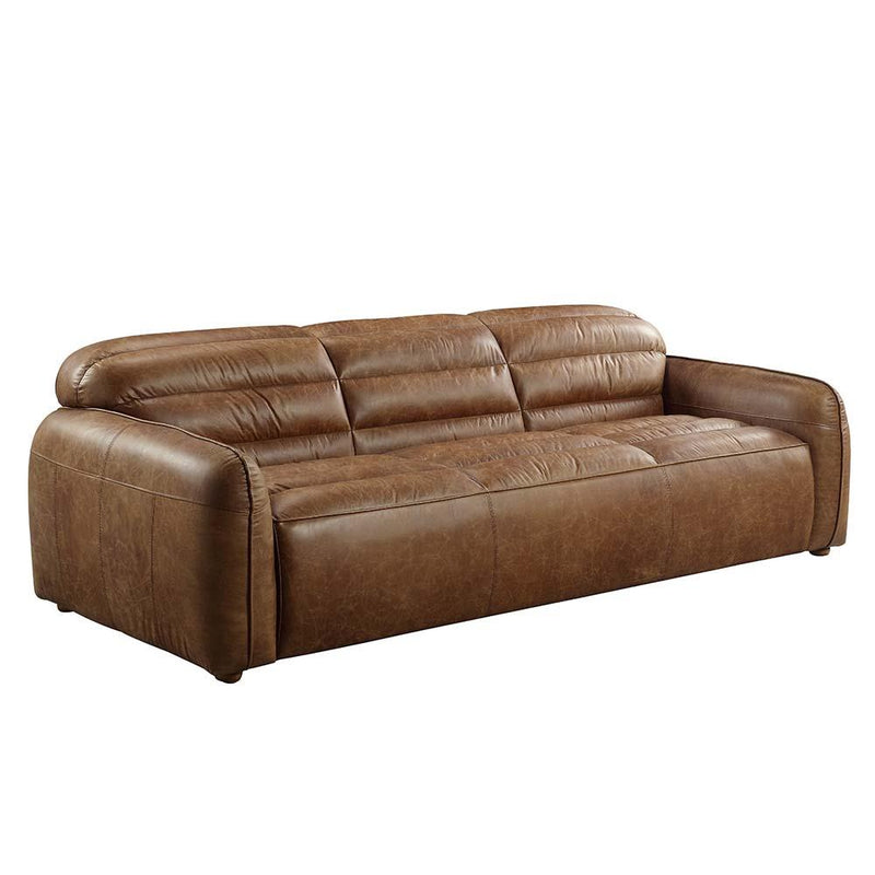 Acme Furniture Rafer Stationary Leather Sofa LV01020 IMAGE 2