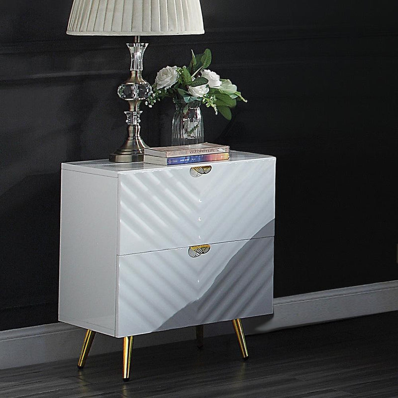 Acme Furniture Gaines 2-Drawer Nightstand BD01035 IMAGE 1