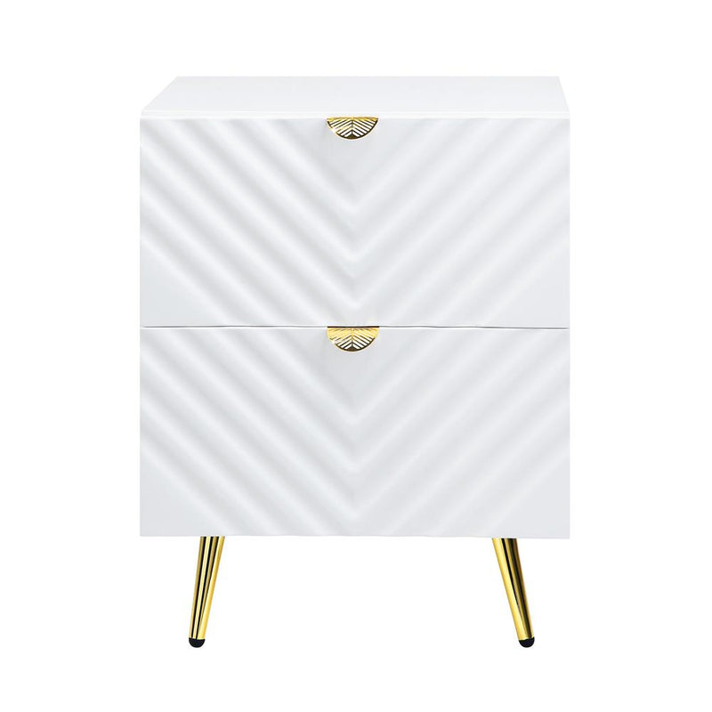 Acme Furniture Gaines 2-Drawer Nightstand BD01035 IMAGE 2