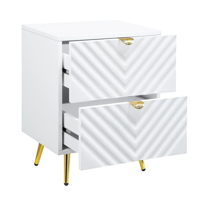 Acme Furniture Gaines 2-Drawer Nightstand BD01035 IMAGE 3