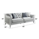 Acme Furniture Katia LV01049 Sofa with 4 Pillows IMAGE 9
