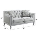 Acme Furniture Katia LV01050 Loveseat with 2 Pillows IMAGE 9