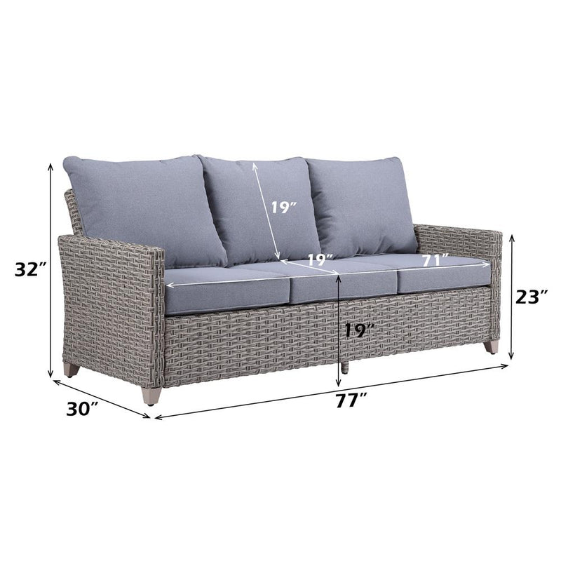 Acme Furniture Greeley OT01090 4PC Pack Patio Sofa Set IMAGE 12