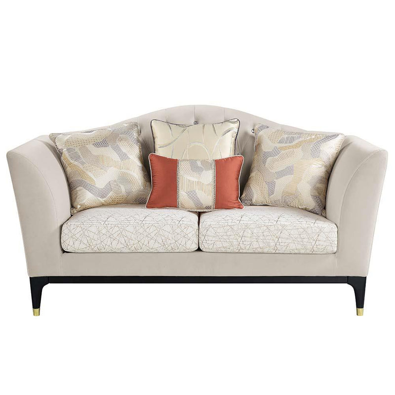 Acme Furniture Tayden LV01156 Loveseat with 4 Pillows IMAGE 6