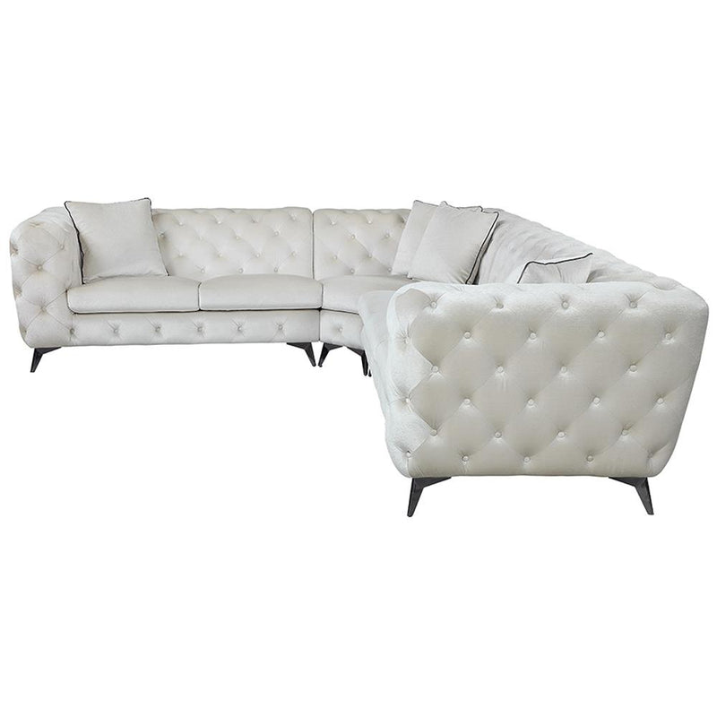 Acme Furniture Atronia Fabric 3 pc Sectional LV01160 IMAGE 4