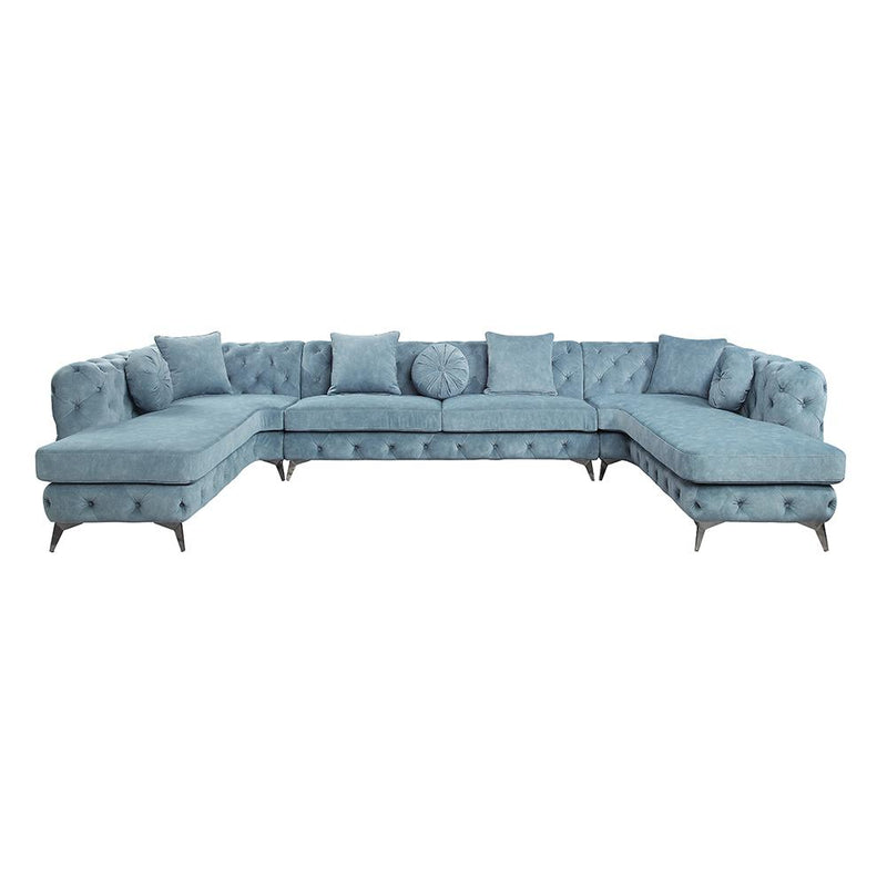 Acme Furniture Atronia Fabric 5 pc Sectional LV01161 IMAGE 3