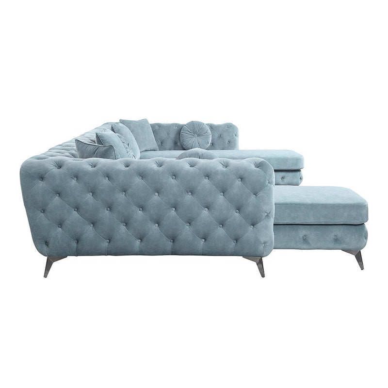 Acme Furniture Atronia Fabric 5 pc Sectional LV01161 IMAGE 4