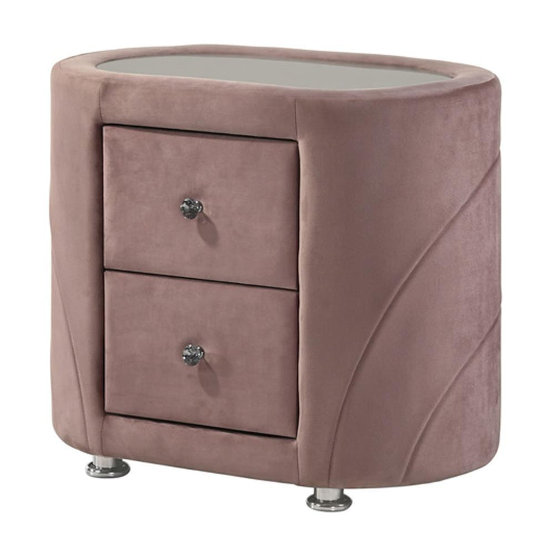 Acme Furniture Salonia 2-Drawer Nightstand BD01184 IMAGE 2