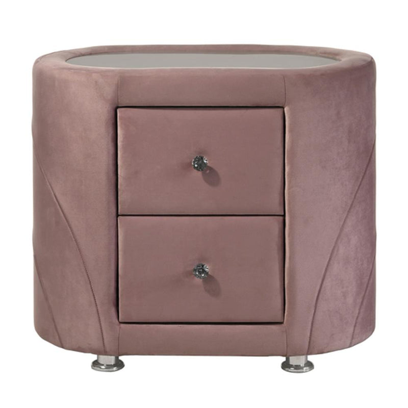 Acme Furniture Salonia 2-Drawer Nightstand BD01184 IMAGE 3