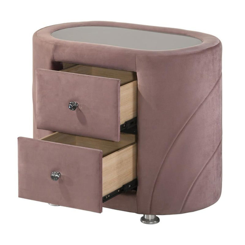 Acme Furniture Salonia 2-Drawer Nightstand BD01184 IMAGE 4
