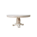 Acme Furniture Round Vendome Dining Table with Pedestal Base DN01222 IMAGE 1