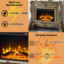 Acme Furniture Dresden AC01308 Fireplace IMAGE 3