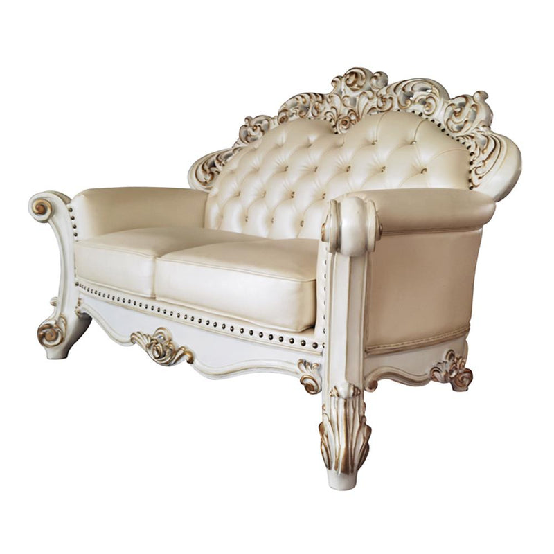 Acme Furniture Vendom Stationary Polyurethane Loveseat LV01325 IMAGE 1