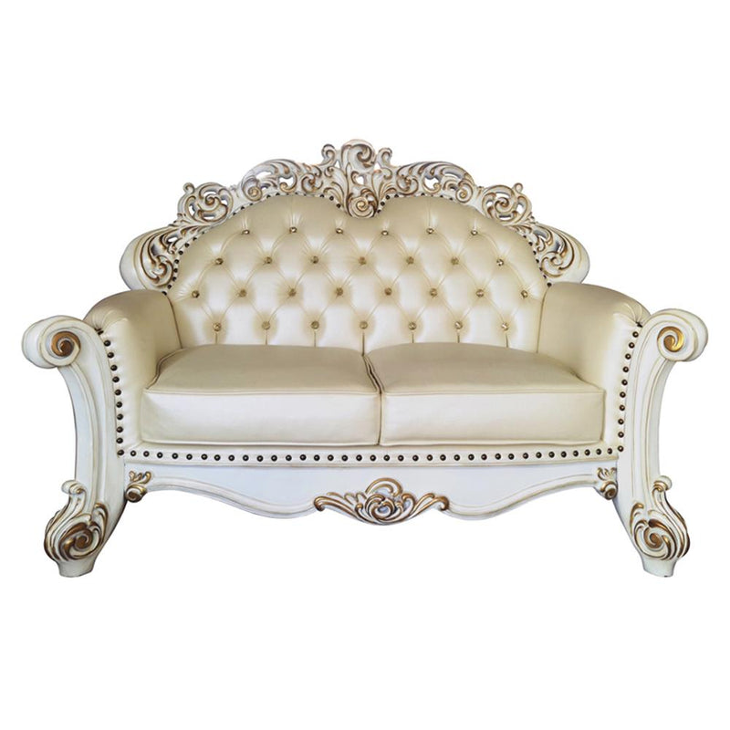 Acme Furniture Vendom Stationary Polyurethane Loveseat LV01325 IMAGE 2
