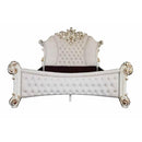 Acme Furniture Vendome California King Upholstered Poster Bed BD01334CK IMAGE 2