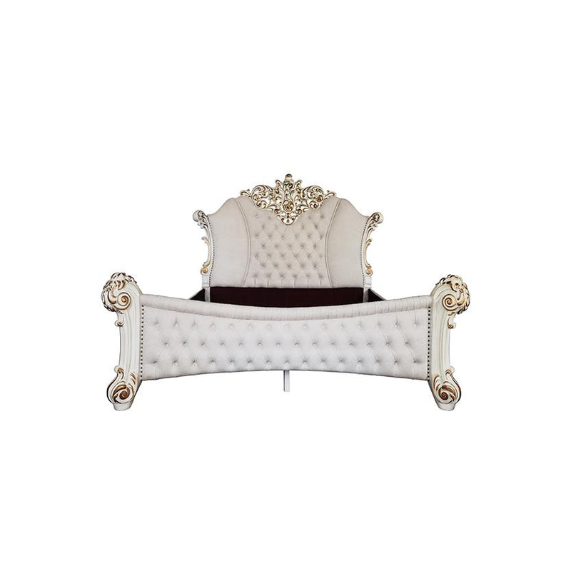 Acme Furniture Vendome King Upholstered Poster Bed BD01335EK IMAGE 2