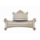 Acme Furniture Vendome Queen Upholstered Poster Bed BD01339Q IMAGE 2