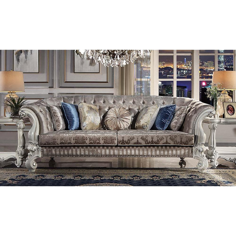 Acme Furniture Versailles Stationary Fabric Sofa LV01394 IMAGE 1
