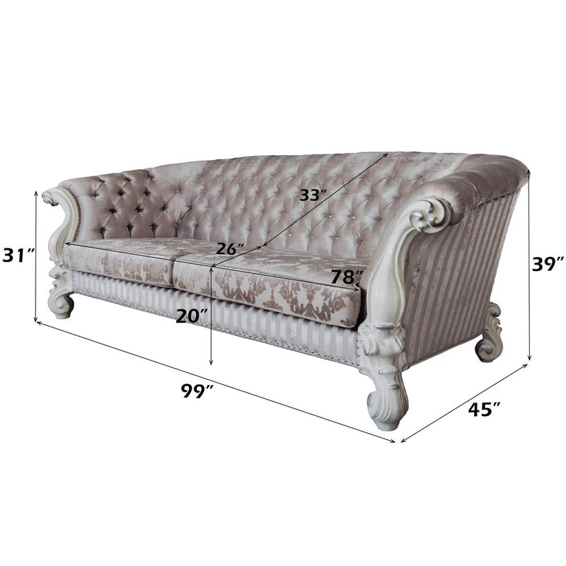 Acme Furniture Versailles LV01394 Sofa with 7 Pillows IMAGE 6