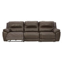 Signature Design by Ashley Dunleith U71604S5 3 pc Power Reclining Sofa IMAGE 2