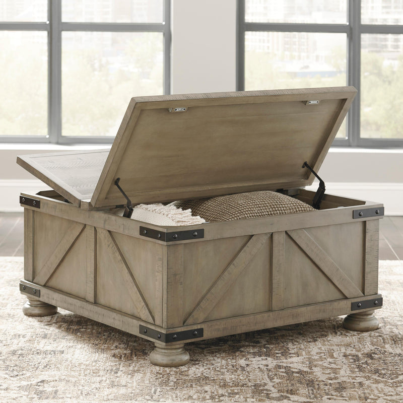 Signature Design by Ashley Aldwin T457T1 Coffee Table and 2 End Tables IMAGE 3