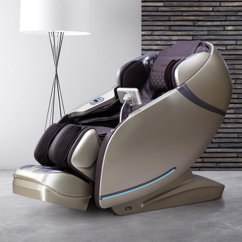 Osaki Massage Chair Massage Chairs Massage Chair Osaki Pro First Class LE Massage Chair - Brown/Beige IMAGE 2