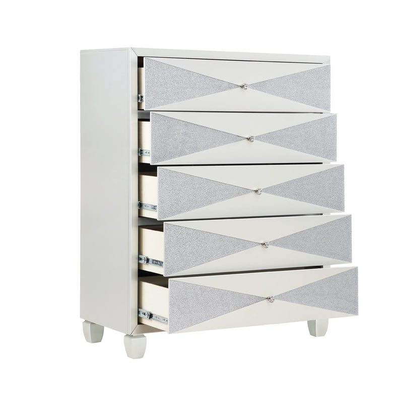 New Classic Furniture Harlequin 5-Drawer Chest B2021-070 IMAGE 4