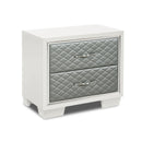 New Classic Furniture Luxor 2-Drawer Nightstand B2025W-040 IMAGE 1