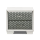 New Classic Furniture Luxor 2-Drawer Nightstand B2025W-040 IMAGE 2