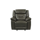 New Classic Furniture Sebastian Glider Leather Recliner L2641-12-LGR IMAGE 2