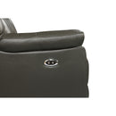 New Classic Furniture Sebastian Glider Leather Recliner L2641-12-LGR IMAGE 4