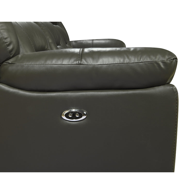New Classic Furniture Sebastian Reclining Leather Loveseat L2641-20-LGR IMAGE 4