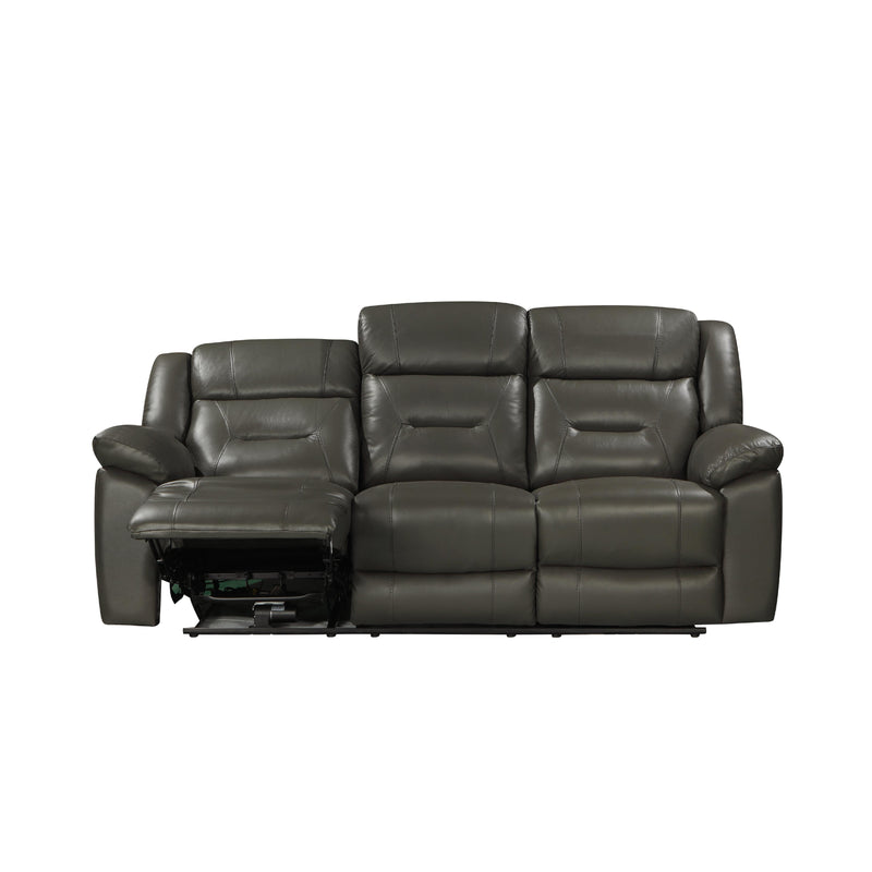 New Classic Furniture Sebastian Reclining Leather Sofa L2641-30-LGR IMAGE 3