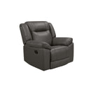 New Classic Furniture Taggart Leather Recliner L2642-12-GRY IMAGE 1